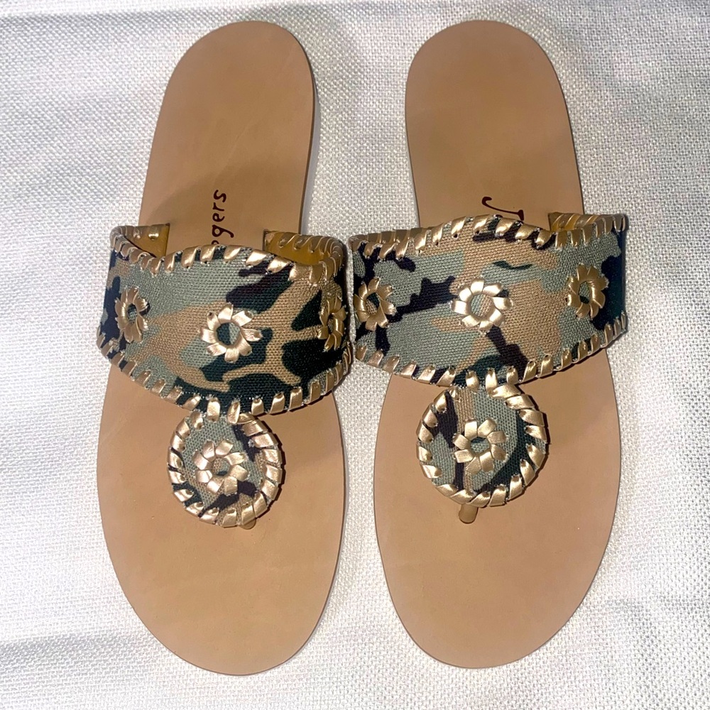 Jack Rogers Camo Green Sandal